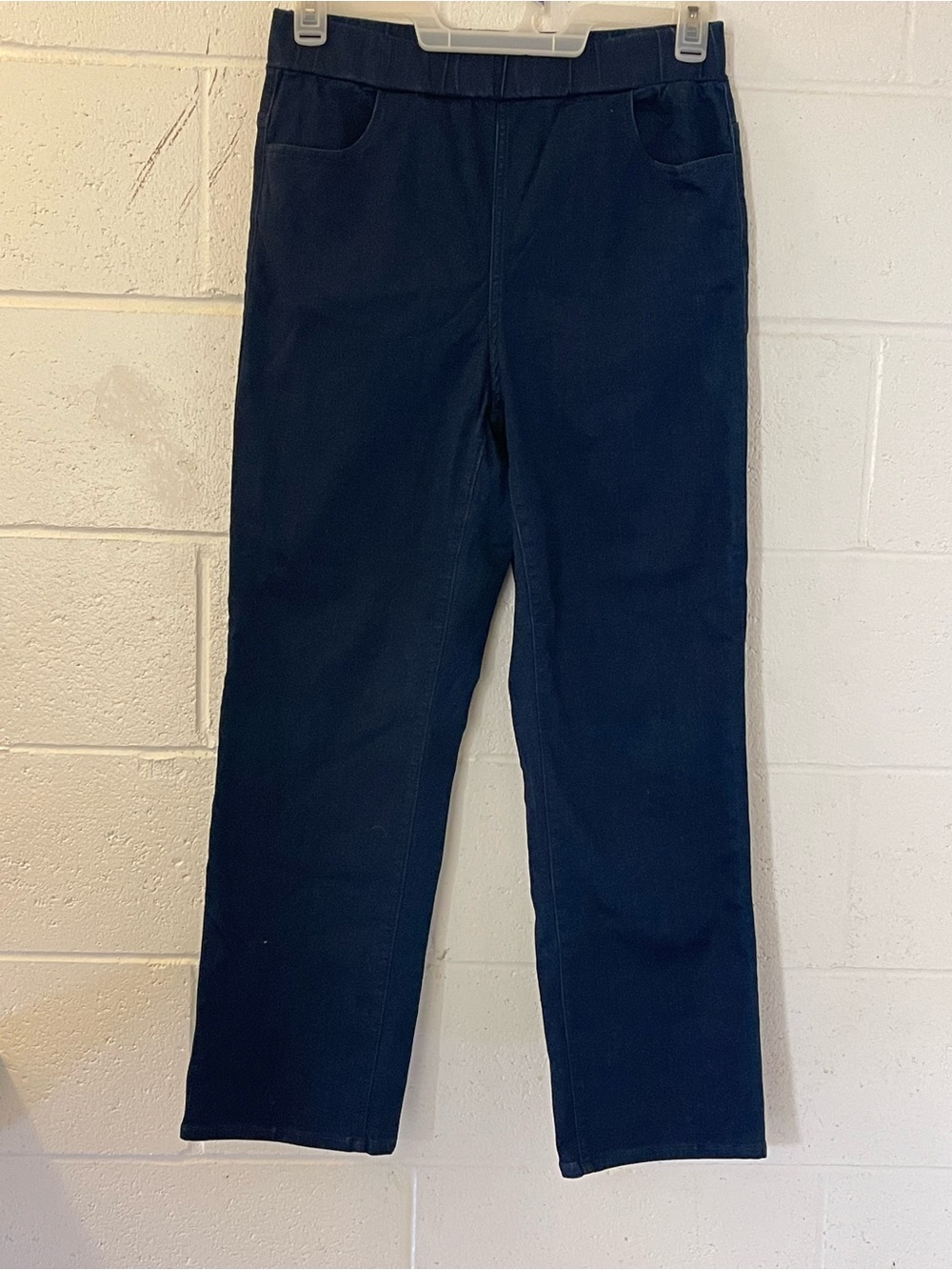 Universal Standard Ella XS High-Rise Straight-Leg Jeans in Balearic Blue